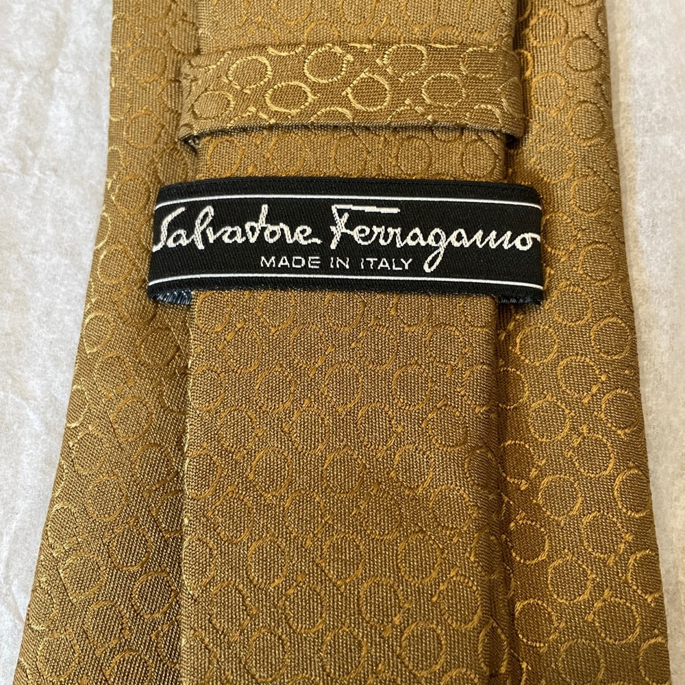 Salvatore Ferragamo Silk Tie. New without Tags.